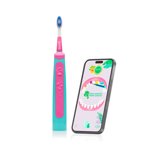 GUM Playbrush Junior pink 6+