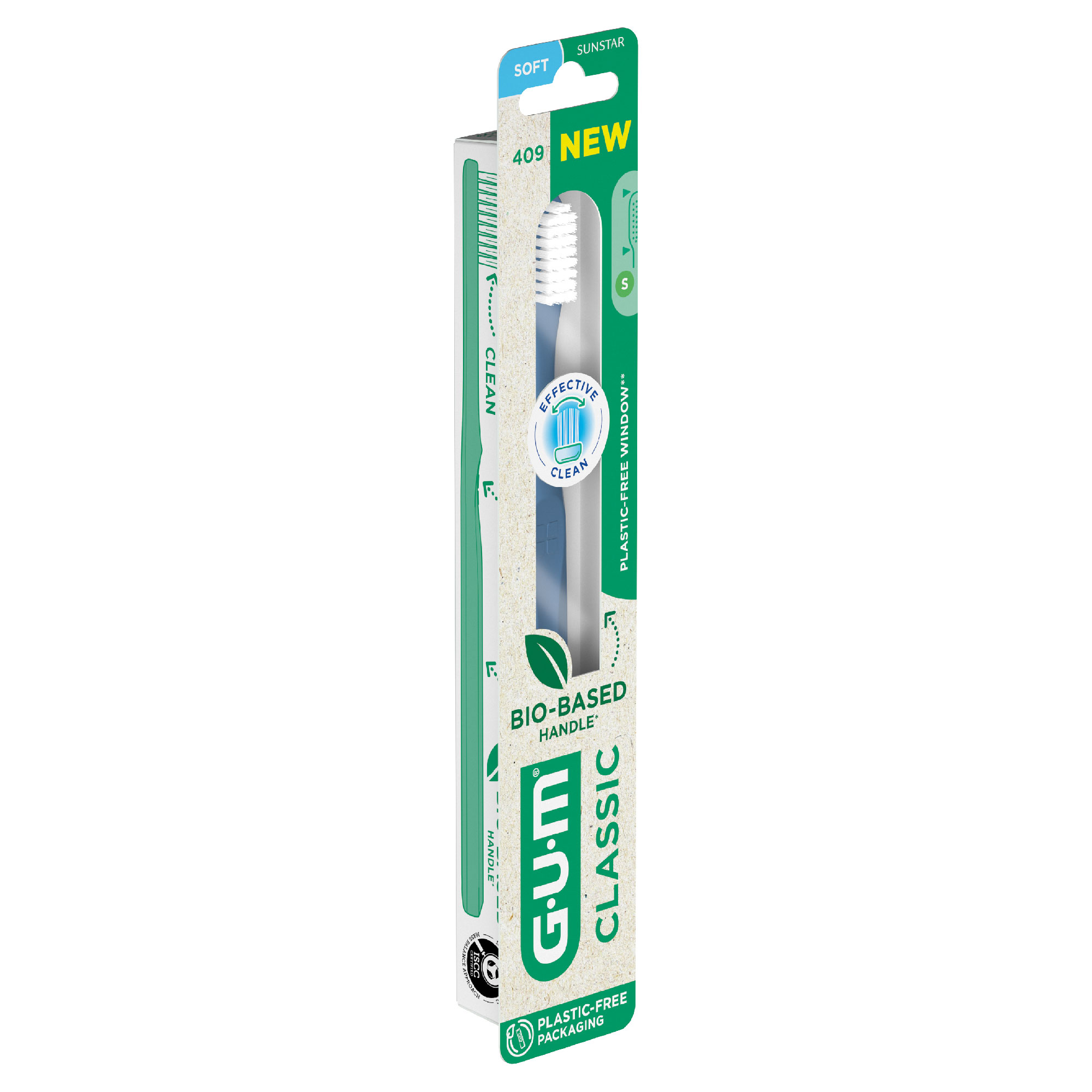 GUM Classic Zahnbürste kompakt weich