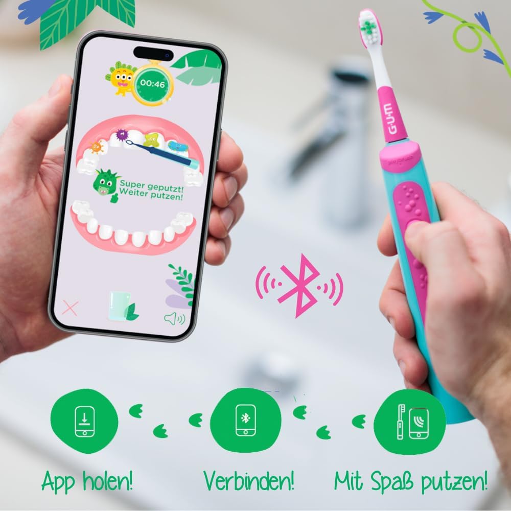 GUM Playbrush Junior pink 3+