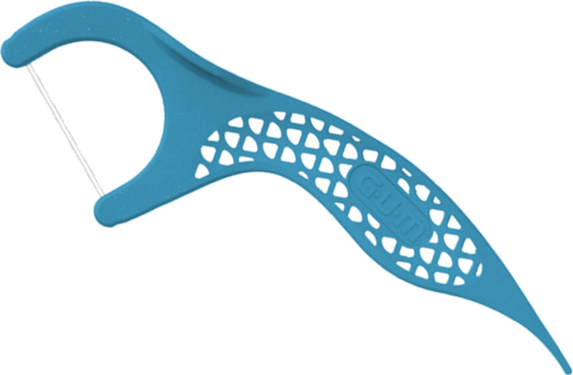 GUM EASY-FLOSSERS Zahnseidesticks 30 Stück Packung